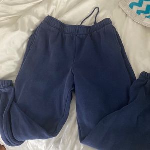 navy blue pacsun sweatpants